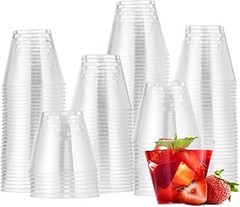 Instrucciones para limpiar vasos de cóctel de plástico reutilizable