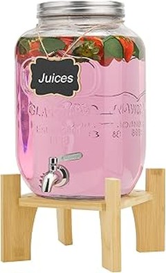 Dispensadores de vidrio y plástico: ¿Cuál elegir para tus fiestas?