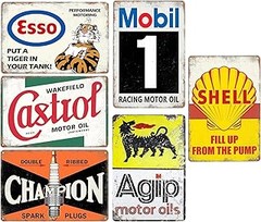 Ideas creativas para decorar tu bar con placas metálicas
