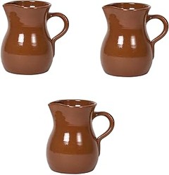 Jarras de vino rústicas de cerámica