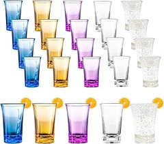 Comparativa de los mejores vasos de acrílico para cócteles en casa