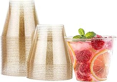 Opciones personalizadas para vasos de cóctel de plástico reutilizable