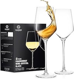 Copas de vino de cristal fino