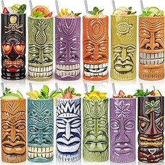 Vasos tiki para cócteles tropicales