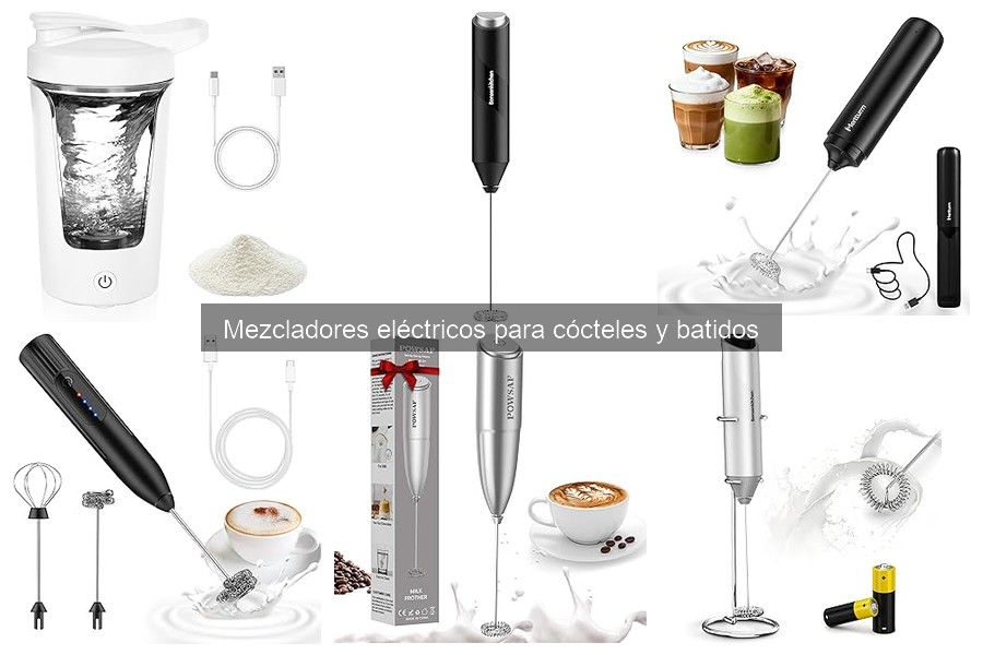 Accesorios esenciales para mezclar cócteles electricamente