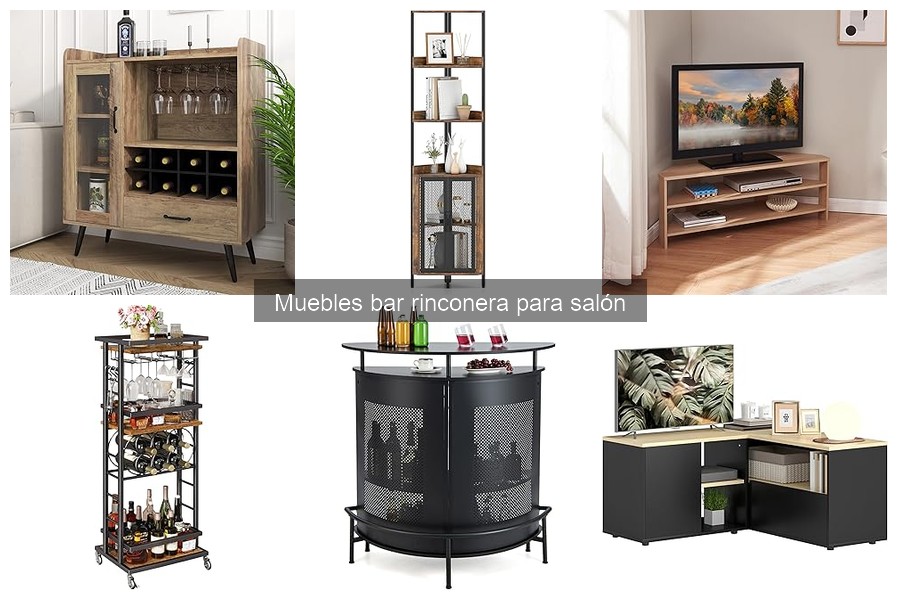 Accesorios ideales para un mueble bar rinconera en casa
