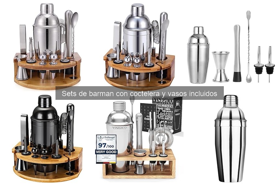 Accesorios imprescindibles para un set de barman en casa