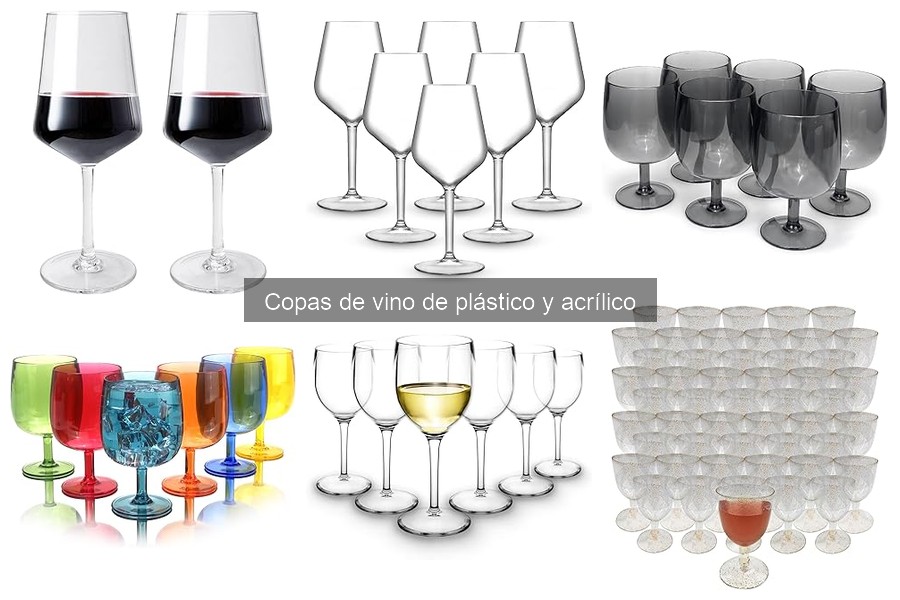 Actividades y eventos ideales para copas de vino de acrílico