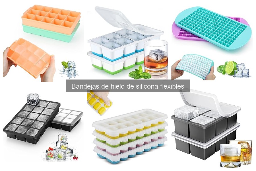 Alternativas a bandejas de hielo de silicona para crear hielo