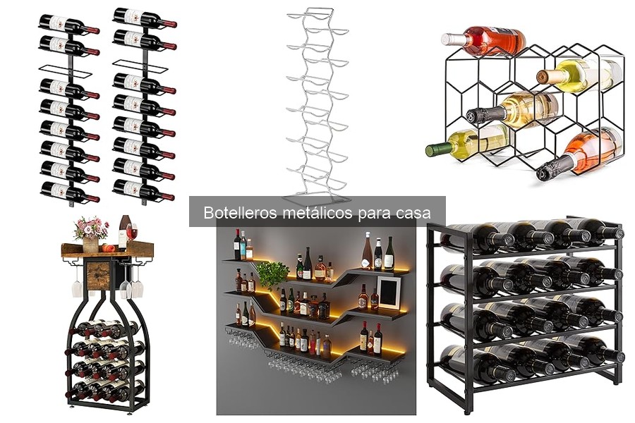 Alternativas a Botelleros Metálicos para Guardar Vinos