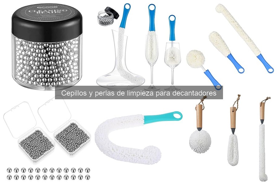 Alternativas a Cepillos y Perlas para Decantadores de Vino