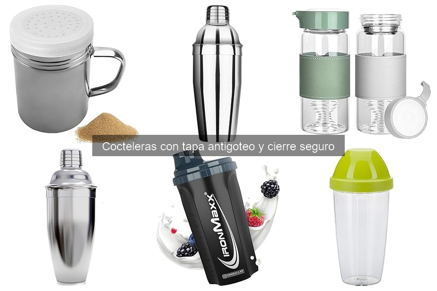 Alternativas a Cocteleras Antigoteo: Mejores Opciones en Casa