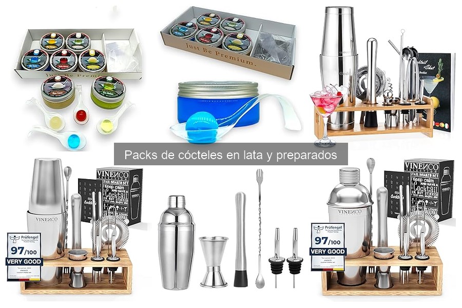 Alternativas a cócteles en lata para tus eventos en casa