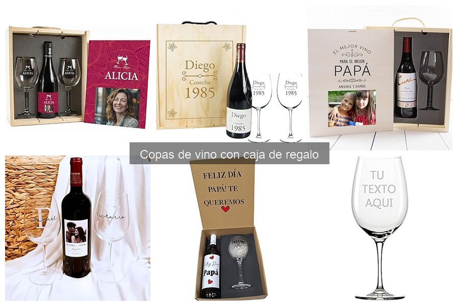 Alternativas a Copas de Vino con Caja de Regalo