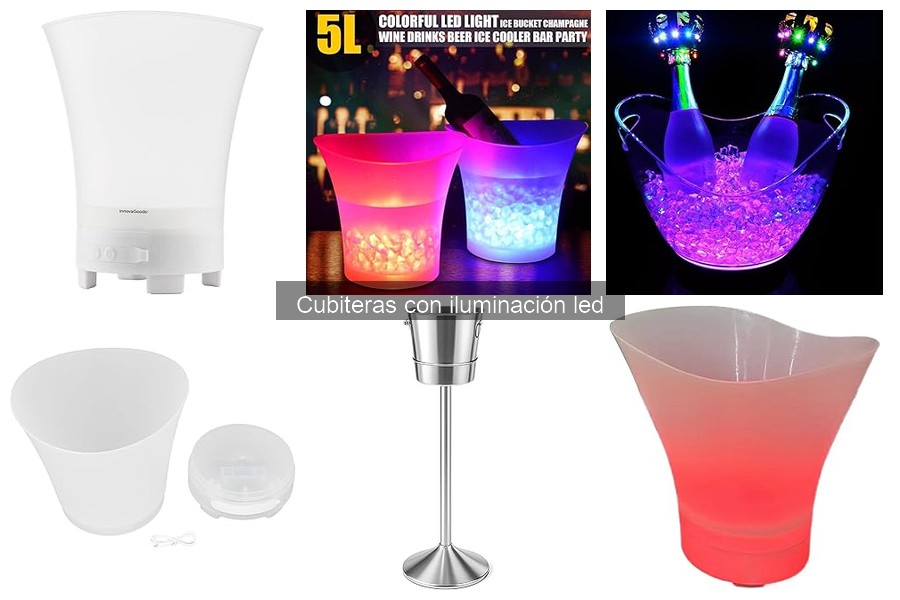 Alternativas a cubiteras con iluminación LED para tus bebidas