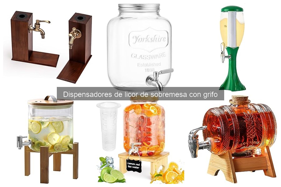 Alternativas a dispensadores de licor de sobremesa