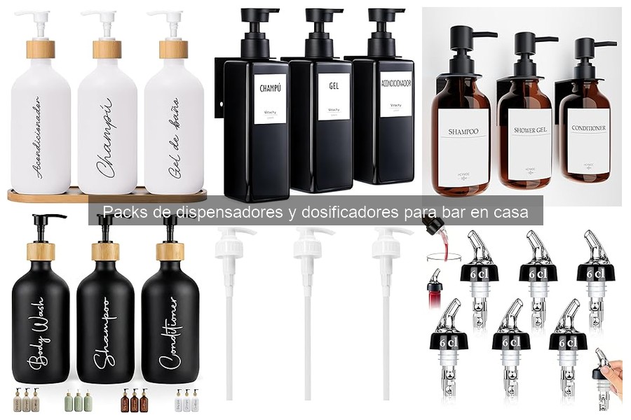 Alternativas a dispensadores de licores para un bar en casa