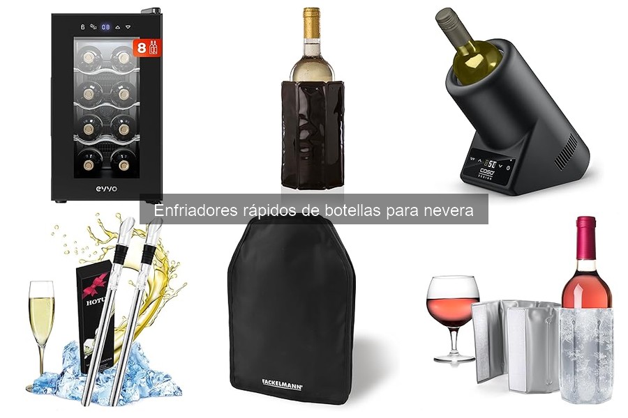 Alternativas a enfriadores rápidos de botellas para vino