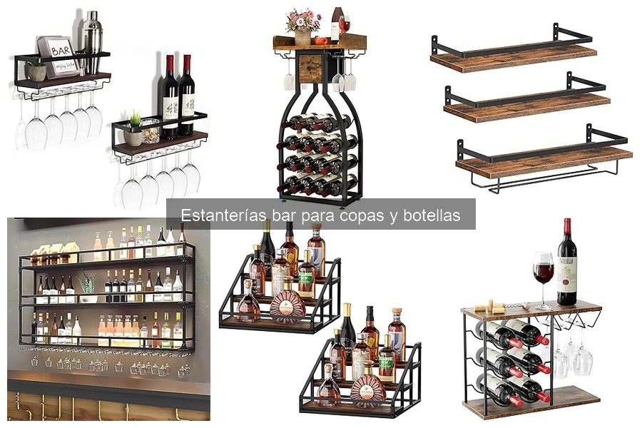 Alternativas a estanterías bar para almacenamiento de bebidas