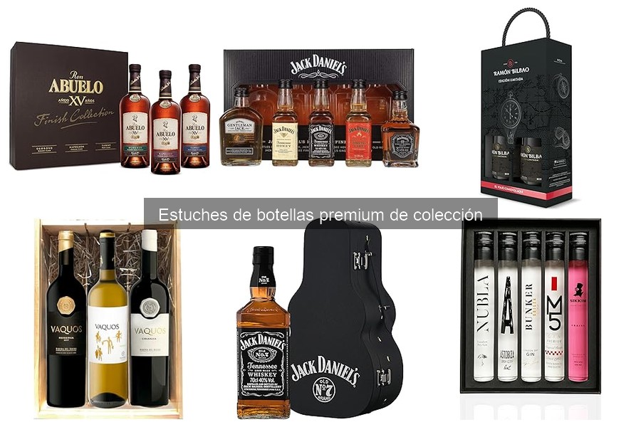 Alternativas a estuches de botellas premium para vino y licores