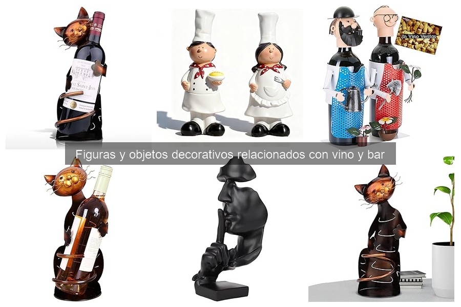 Alternativas a figuras decorativas de vino para tu bar