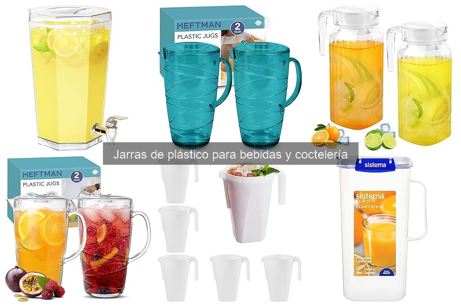 Alternativas a Jarras de Plástico para Coctelería