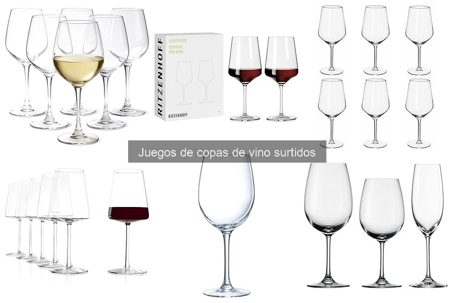 Alternativas a Juegos de Copas de Vino Surtidos