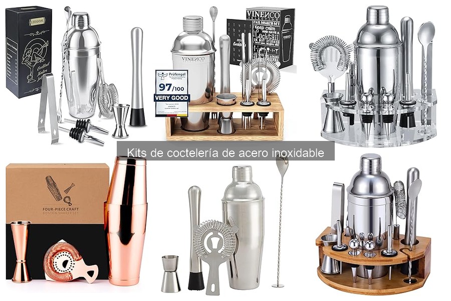 Alternativas a Kits de Coctelería de Acero Inoxidable