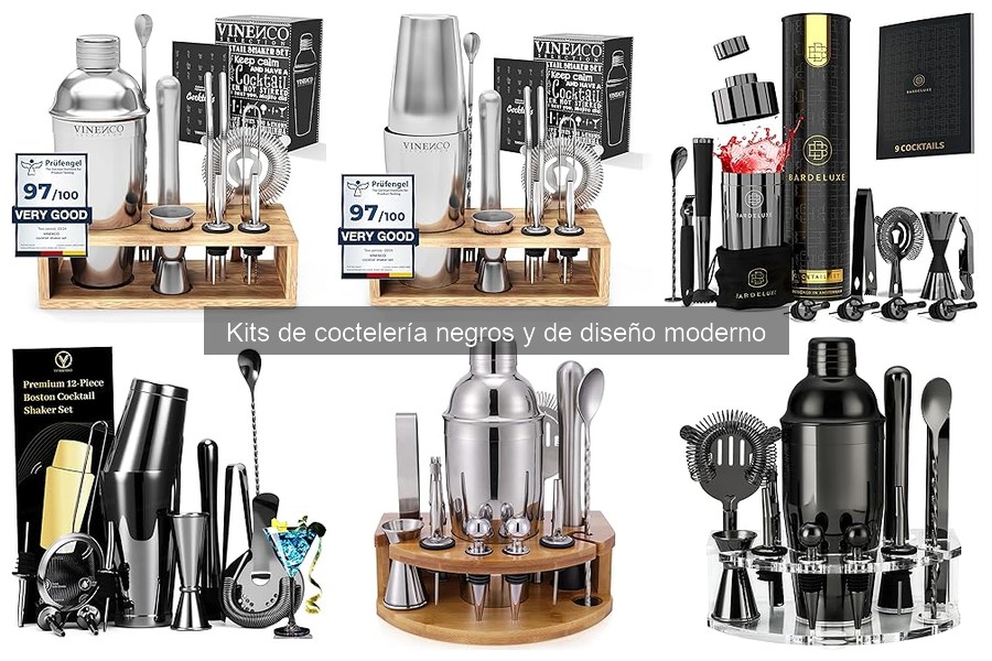 Alternativas a Kits de Coctelería Negros: Estilo Diferente