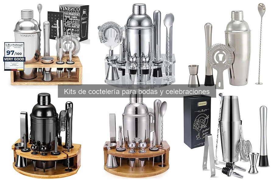 Alternativas a kits de coctelería para bodas y celebraciones