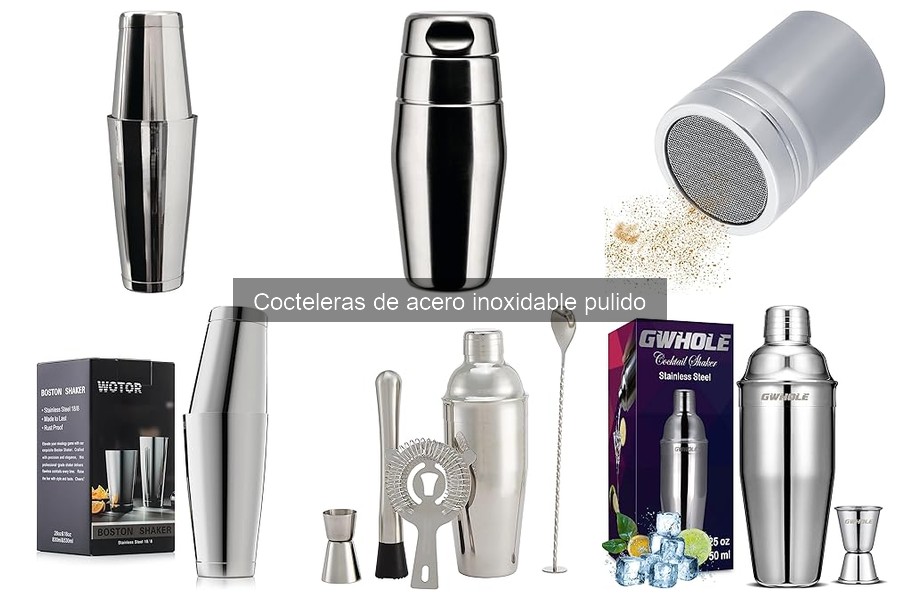Alternativas a la coctelera de acero inoxidable
