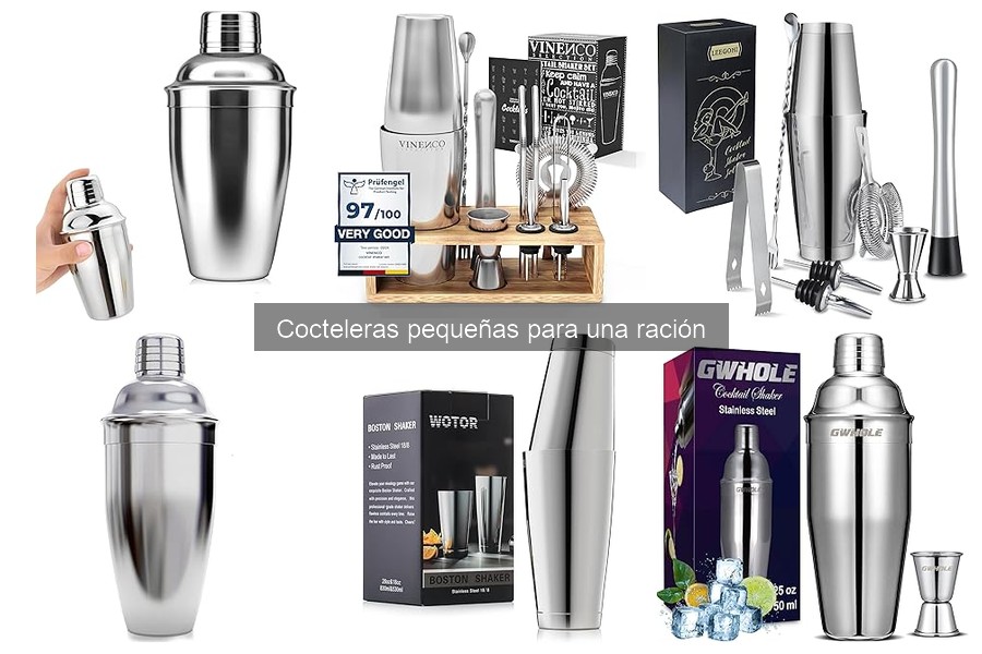 Alternativas a la coctelera pequeña para mezclar cócteles