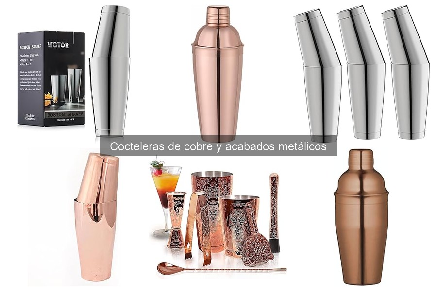 Alternativas a las cocteleras de cobre para cocteles
