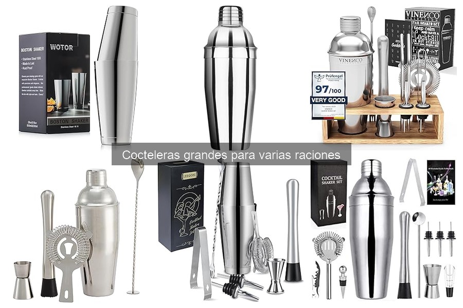 Alternativas a las cocteleras grandes: utensilios recomendados