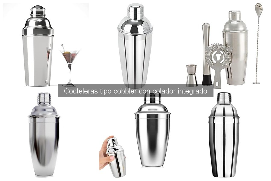 Alternativas a las cocteleras tipo cobbler para cócteles