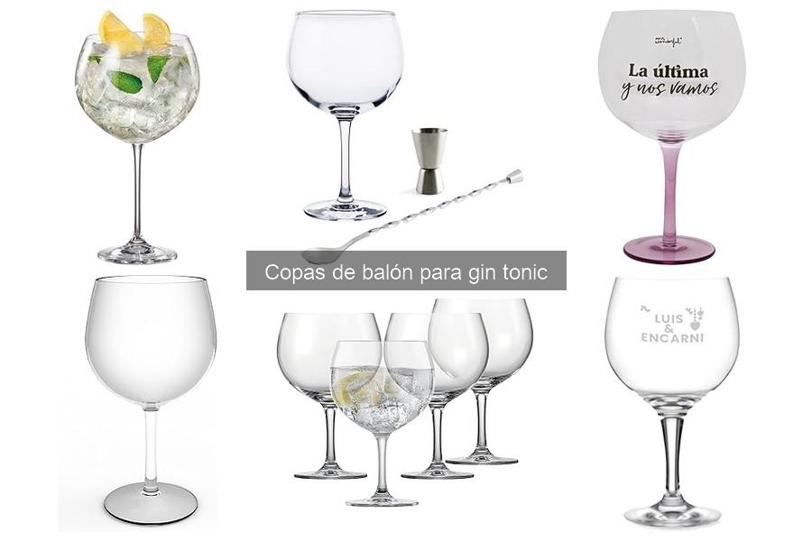 Alternativas a las copas de balón para gin tonic