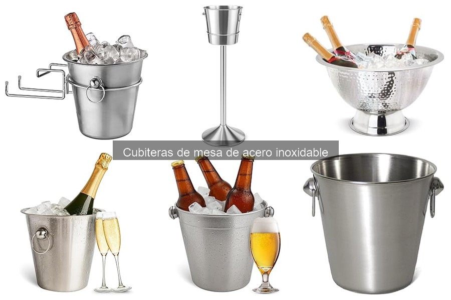 Alternativas a las cubiteras de acero inoxidable para enfriar