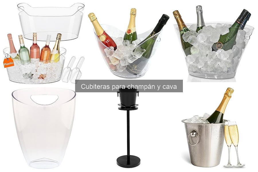 Alternativas a las cubiteras para champán y cava