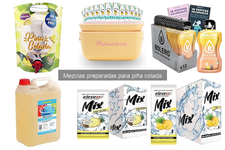 Alternativas a las mezclas preparadas para piña colada