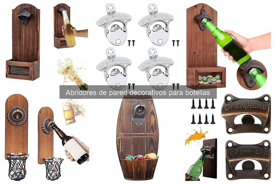 Alternativas a los abridores de pared decorativos