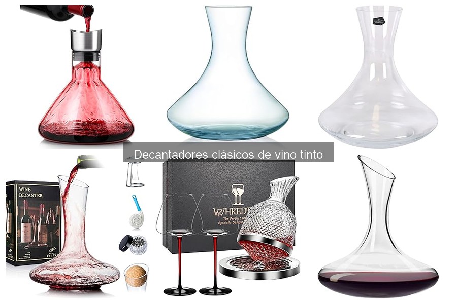 Alternativas a los Decantadores de Vino Tinto para Airear