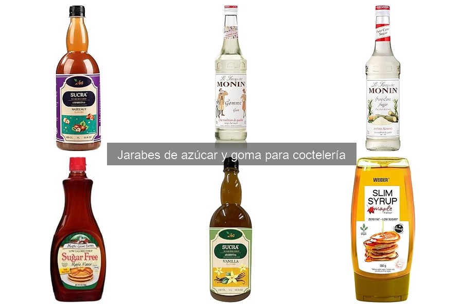Alternativas a los jarabes de azúcar para cócteles