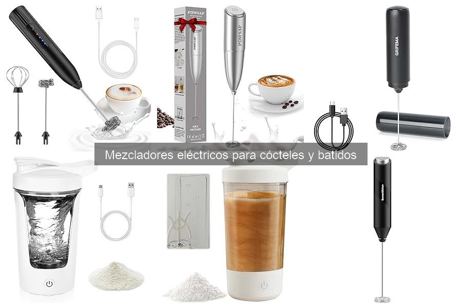 Alternativas a los mezcladores eléctricos para cócteles