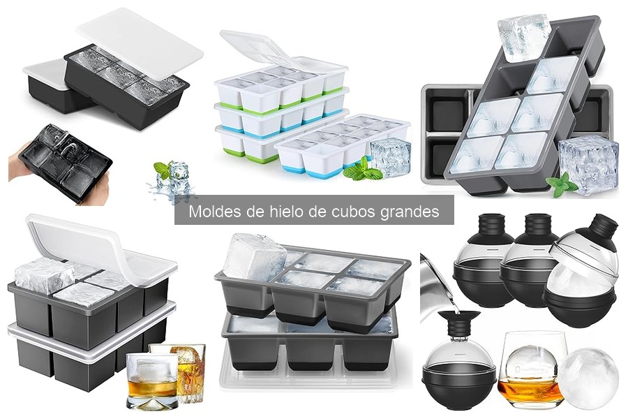 Alternativas a los moldes de hielo de cubos grandes