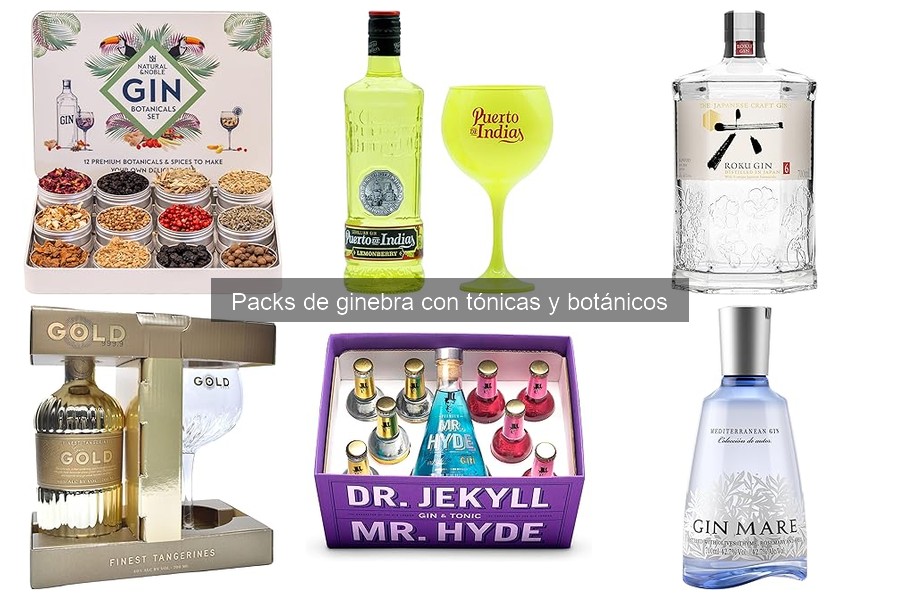 Alternativas a los packs de ginebra con tónicas y botánicos