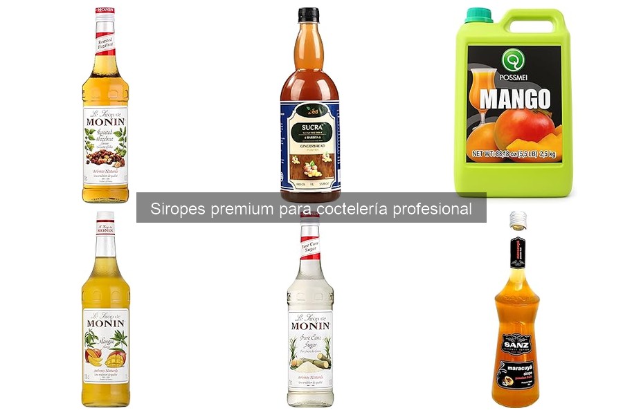 Alternativas a los siropes premium en coctelería