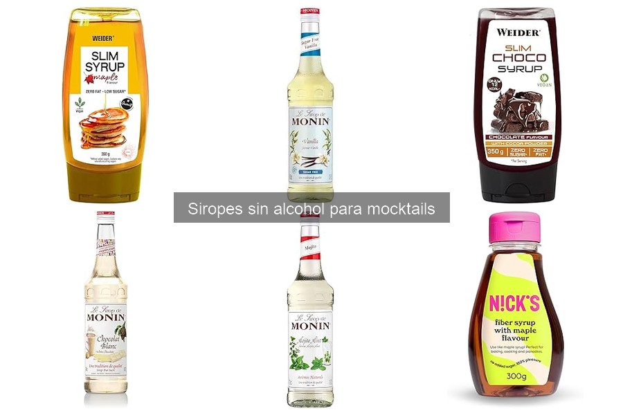 Alternativas a los Siropes Sin Alcohol para Mocktails