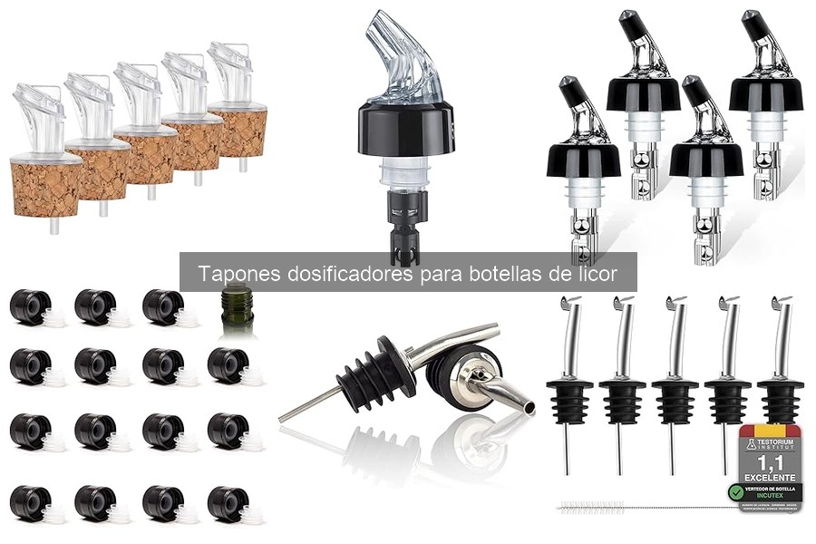 Alternativas a los tapones dosificadores para licores