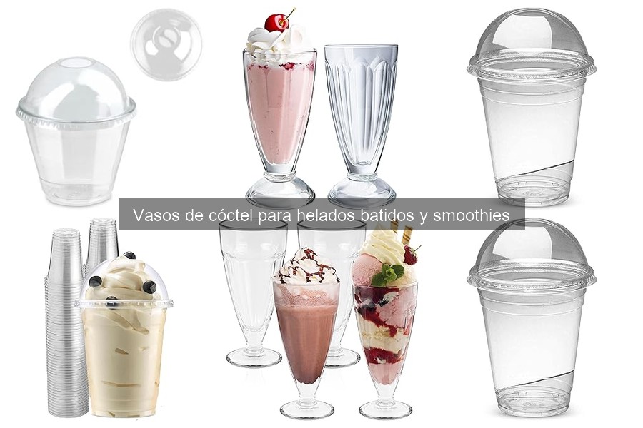 Alternativas a los Vasos de Cóctel para Batidos y Smoothies
