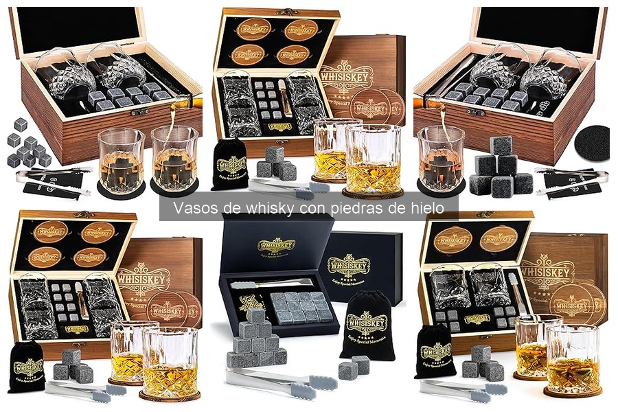 Alternativas a los vasos de whisky con piedras de hielo